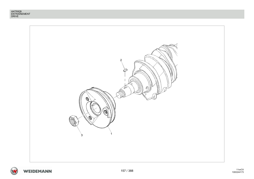 Weidemann 1140CX30 Wheel Loader Parts Catalog v1.0 DE FR EN - Image 6