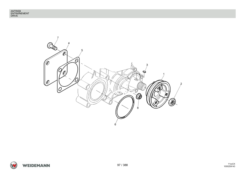 Weidemann 1140CX30 Wheel Loader Parts Catalog v1.0 DE FR EN - Image 12