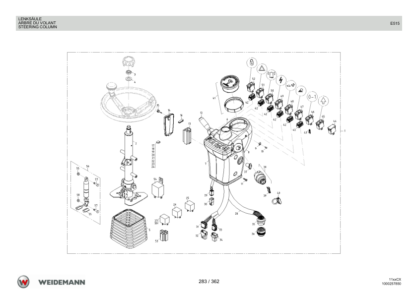 Weidemann 1150CX30 Wheel Loader Parts Catalog v1.0 DE FR EN - Image 11