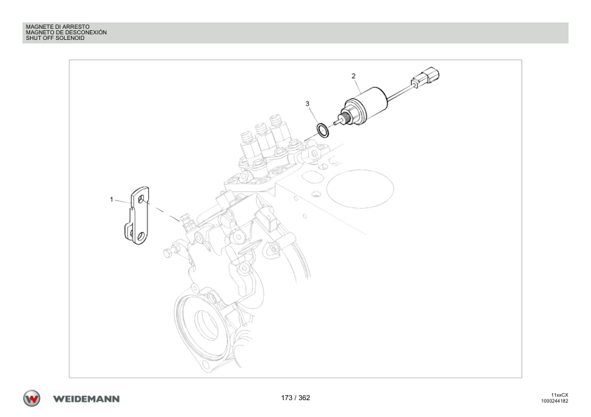 Weidemann 1150CX30 Wheel Loader Parts Catalog v1.0 IT ES EN - Image 7