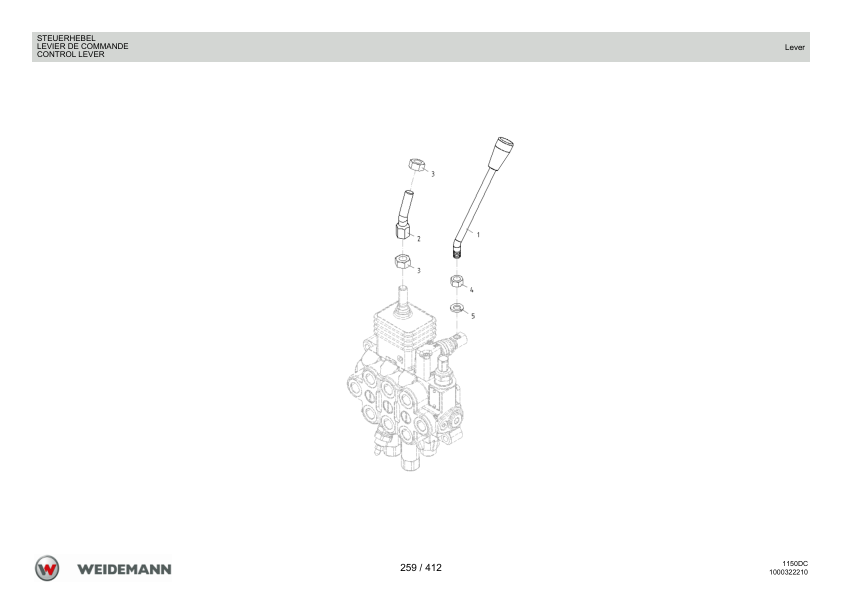Weidemann 1160CC30 Wheel Loader Parts Catalog v1.0 DE FR EN - Image 13