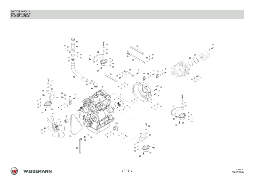 Weidemann 1160CC30 Wheel Loader Parts Catalog v1.0 DE FR EN - Image 14
