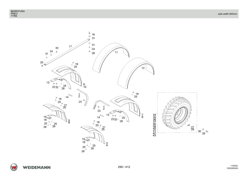 Weidemann 1160CC30 Wheel Loader Parts Catalog v1.0 DE FR EN - Image 15