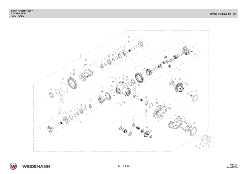 Weidemann 1160CC30 Wheel Loader Parts Catalog v1.0 IT ES EN - Image 11