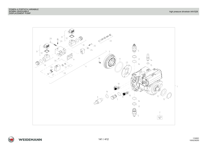 Weidemann 1160CC30 Wheel Loader Parts Catalog v1.0 IT ES EN - Image 10