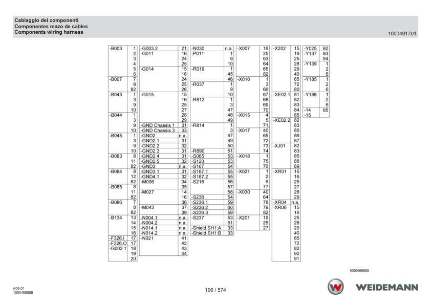 Weidemann 1190e Wheel Loader Parts Catalog v1.0 IT ES EN - Image 12