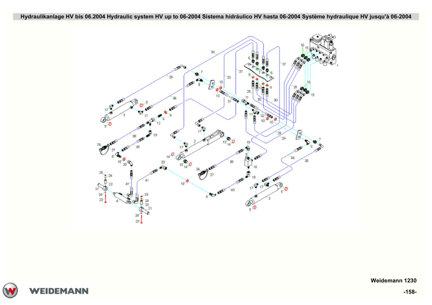 Weidemann 1230 P22 P26 P27 P33 Wheel Loader Parts Catalog - Image 10