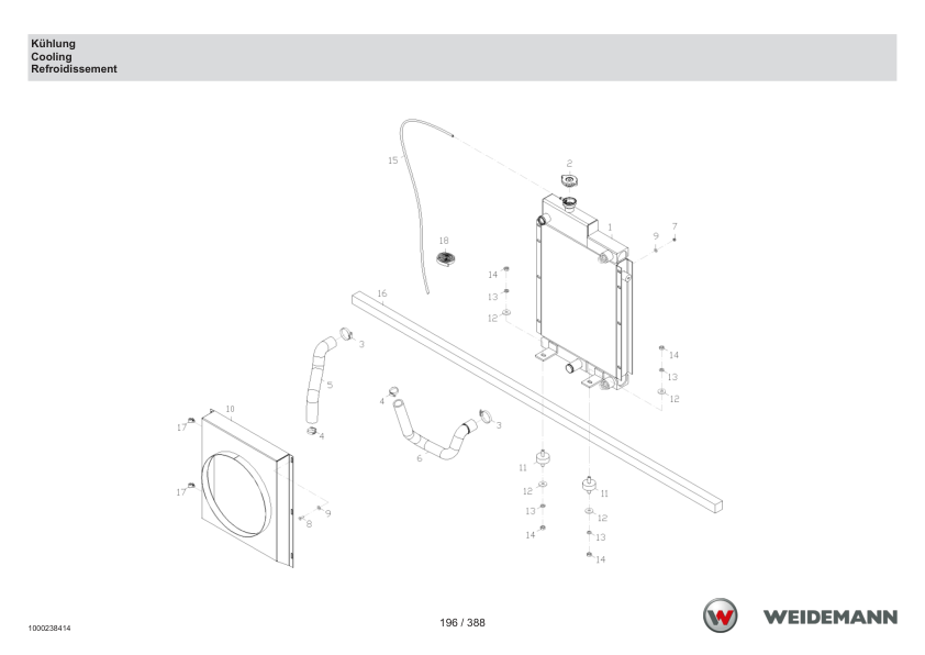 Weidemann 1230CX30 Wheel Loader Parts Catalog v1.0 DE EN FR - Image 13