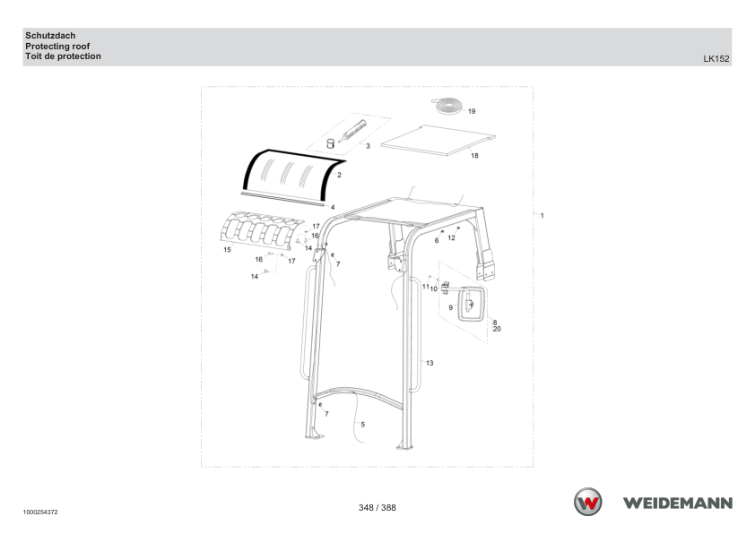 Weidemann 1230CX30 Wheel Loader Parts Catalog v1.0 DE EN FR - Image 17