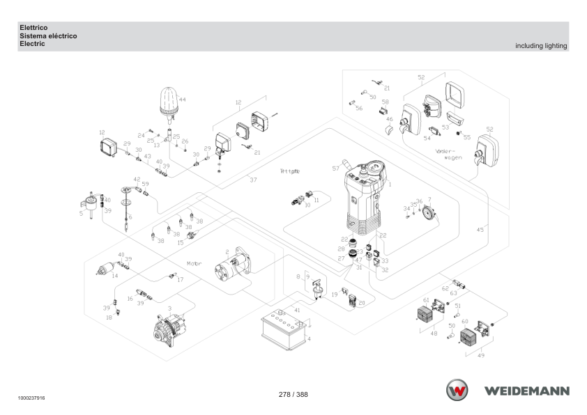 Weidemann 1230CX30 Wheel Loader Parts Catalog v1.0 IT ES EN - Image 15