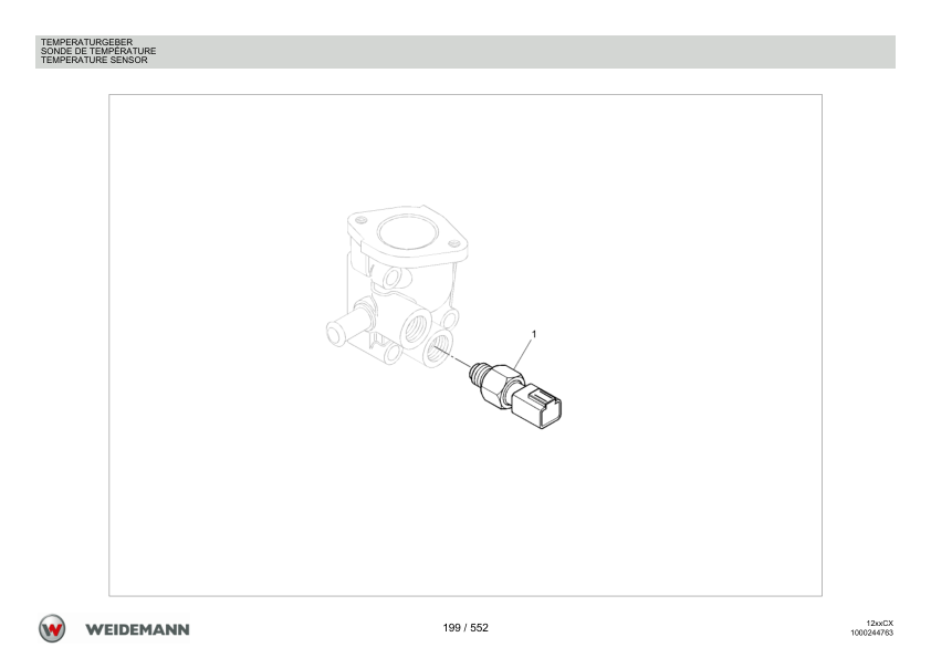 Weidemann 1230CX35 Wheel Loader Parts Catalog v1.0 DE FR EN - Image 10