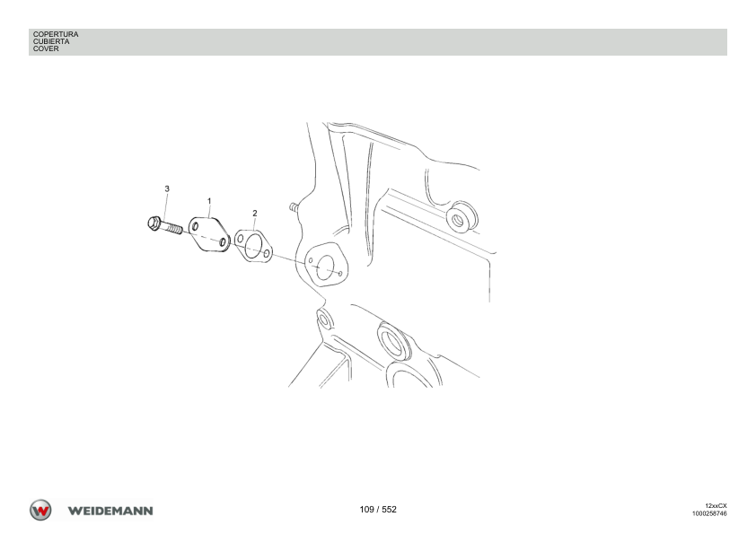 Weidemann 1230CX35 Wheel Loader Parts Catalog v1.0 IT ES EN 10000326015 - Image 10