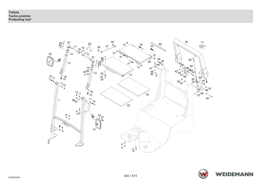 Weidemann 1230CX35 Wheel Loader Parts Catalog v1.0 IT ES EN - Image 16