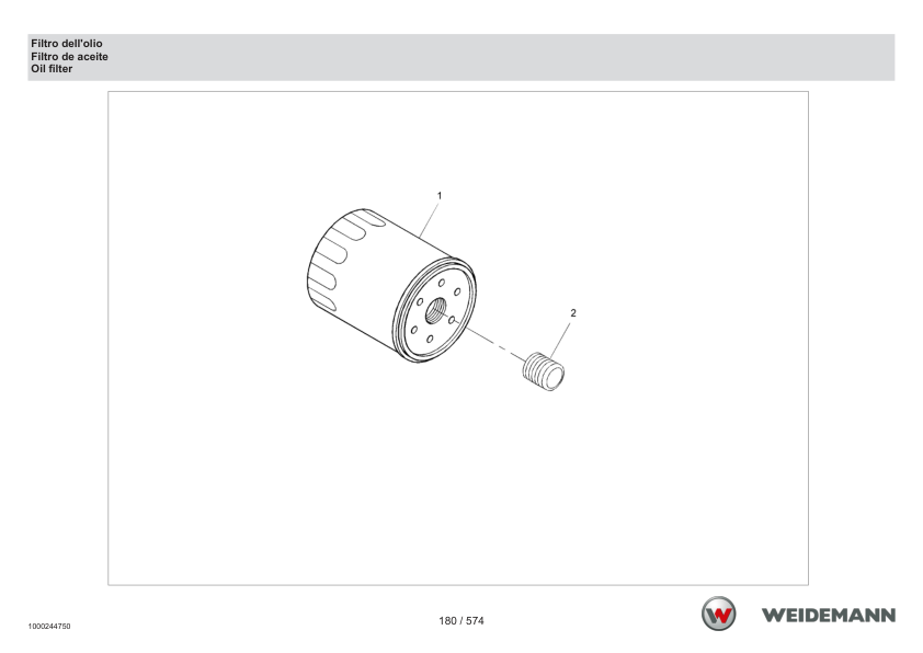 Weidemann 1230CX35 Wheel Loader Parts Catalog v1.0 IT ES EN - Image 12