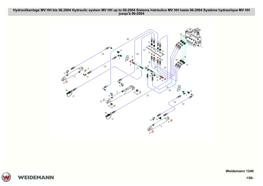 Weidemann 1240 P26 P27 P33 P34 Wheel Loader Parts Catalog - Image 6