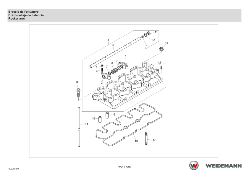 Weidemann 1240CX35 Wheel Loader Parts Catalog v1.0 IT ES EN - Image 11