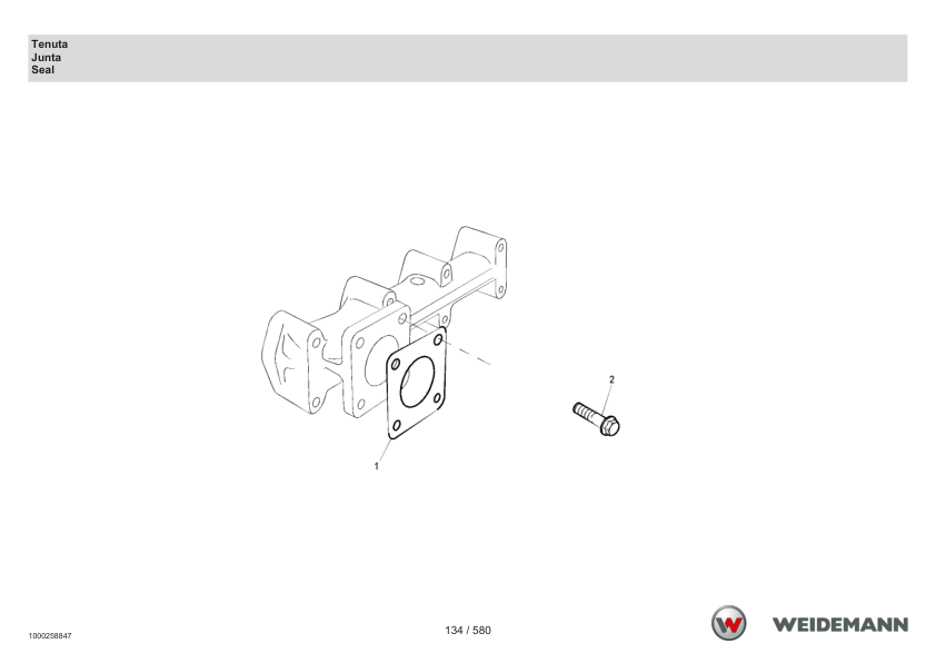Weidemann 1240CX35 Wheel Loader Parts Catalog v1.0 IT ES EN - Image 10
