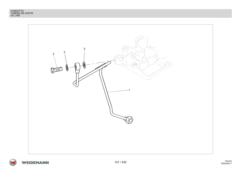 Weidemann 1250CX35 Wheel Loader Parts Catalog v1.0 IT ES EN - Image 10