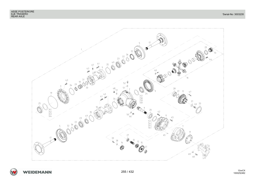 Weidemann 1250CX35 Wheel Loader Parts Catalog v1.0 IT ES EN - Image 11