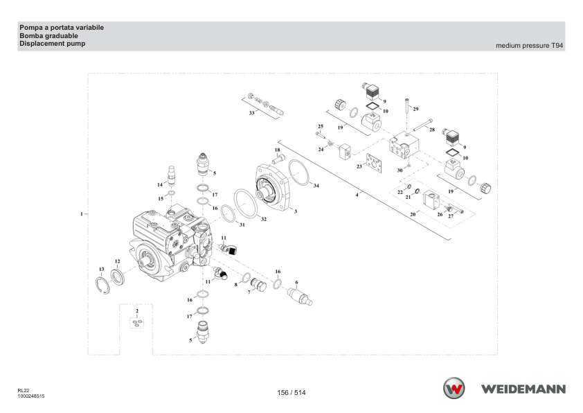 Weidemann 1260 Wheel Loader Parts Catalog v1.0 IT ES EN 2023 - Image 10