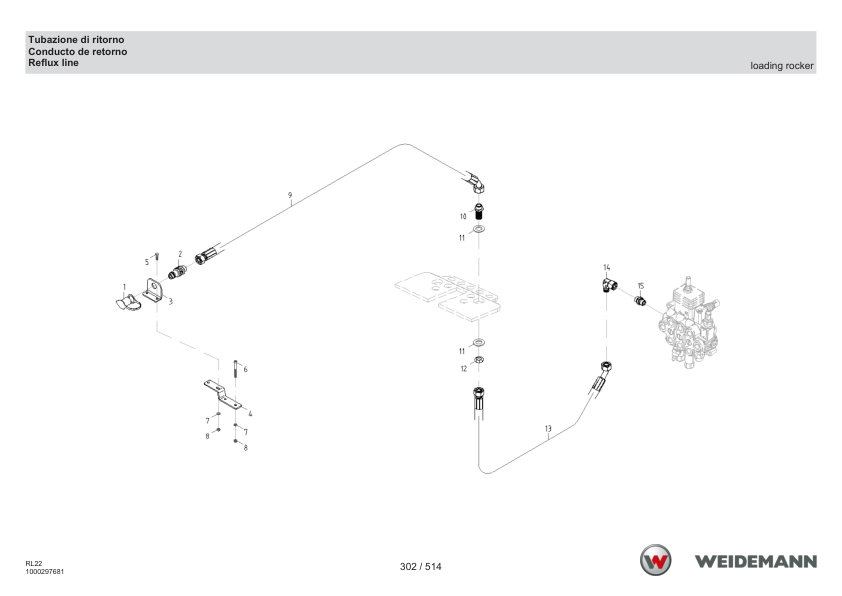 Weidemann 1260 Wheel Loader Parts Catalog v1.0 IT ES EN 2023 - Image 12