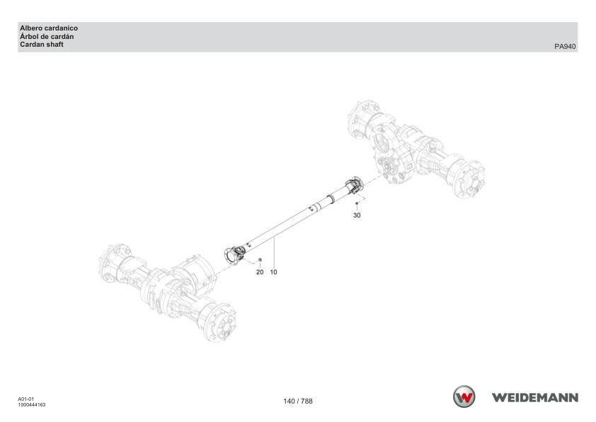 Weidemann 1390 Stage V Wheel Loader Parts Catalog IT ES EN - Image 7