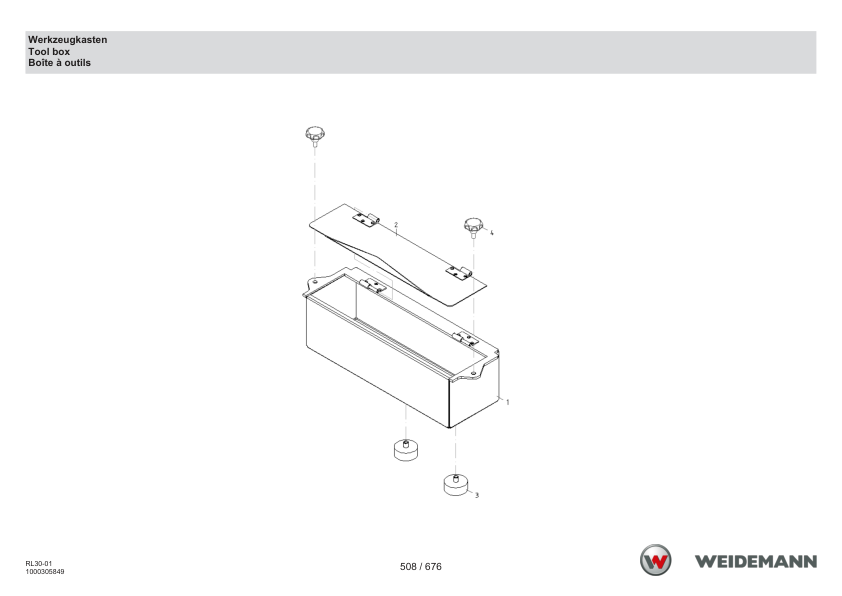 Weidemann 1880 Stage V Wheel Loader Parts Catalog DE EN FR - Image 10
