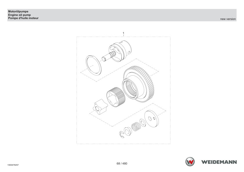Weidemann 2070CX50 Wheel Loader Parts Catalog SN 06.2008- DE EN FR - Image 12