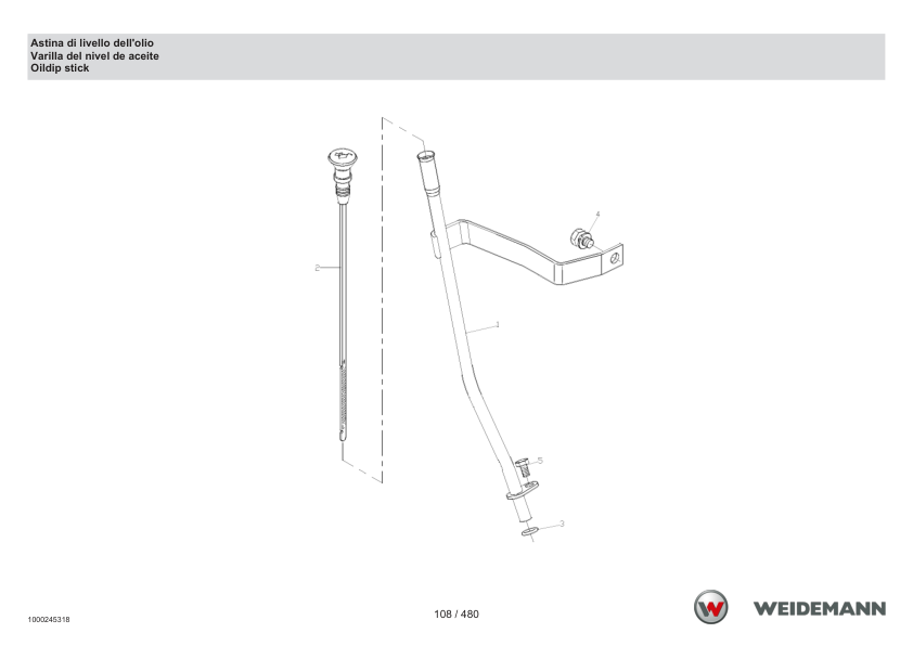 Weidemann 2070CX50 Wheel Loader Parts Catalog SN 06.2008- IT ES FR - Image 6