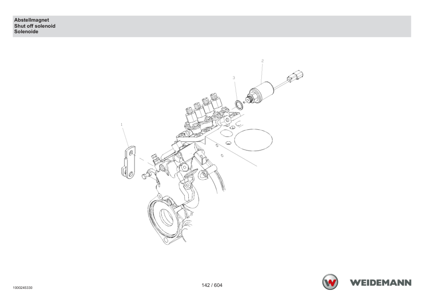 Weidemann 2070CX50LP T Telescopic Loader Parts Catalog SN 06.2008- DE EN FR - Image 7