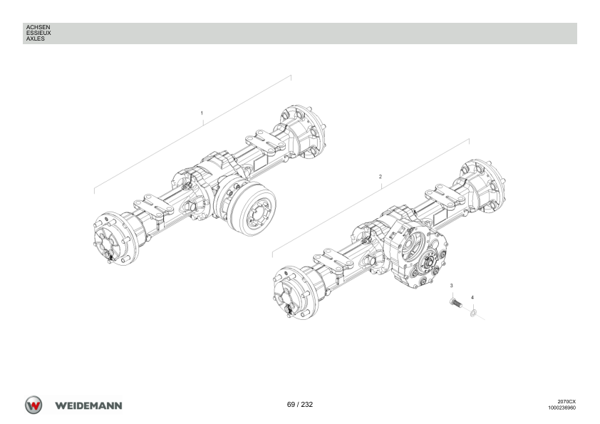 Weidemann 2070CX80 Wheel Loader Parts Catalog v1.0 DE FR EN 10000211278 - Image 13