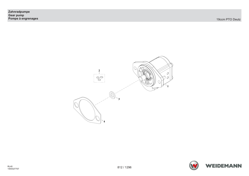 Weidemann 2080 T Telescopic Loader Parts Catalog v1.0 DE EN FR 10000328553 - Image 11