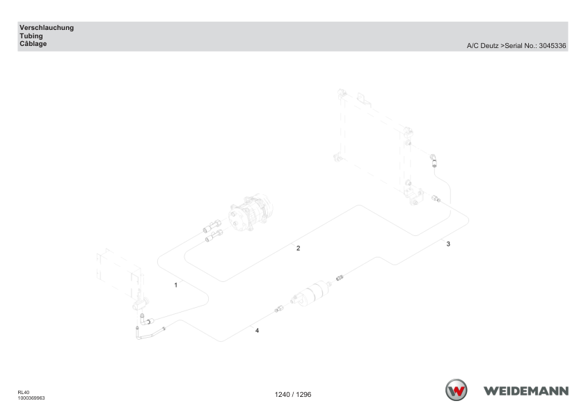 Weidemann 2080 T Telescopic Loader Parts Catalog v1.0 DE EN FR 10000328553 - Image 8