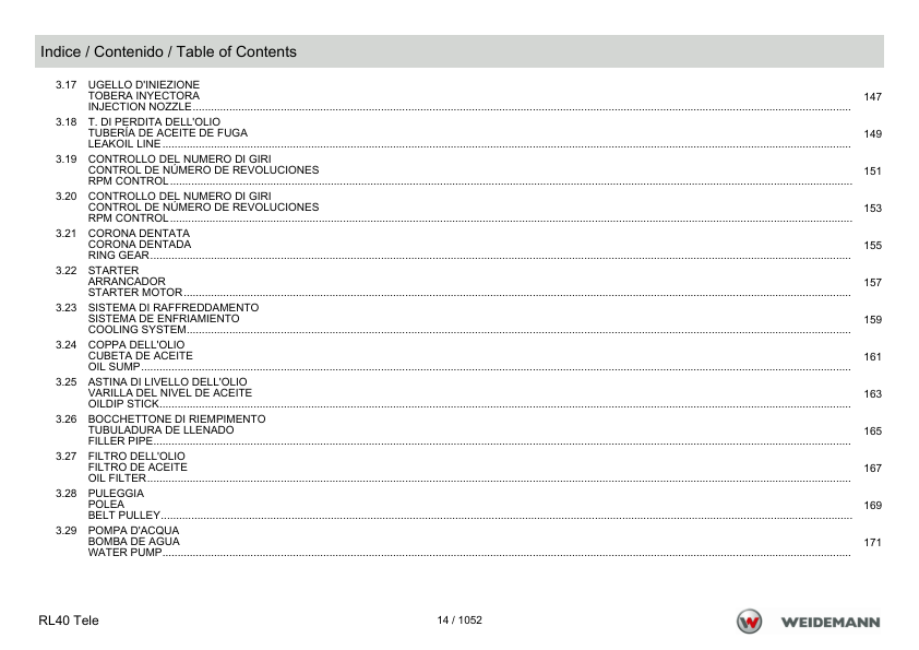 Weidemann 2080T Telescopic Loader Parts Catalog v1.0 IT ES EN - Image 6