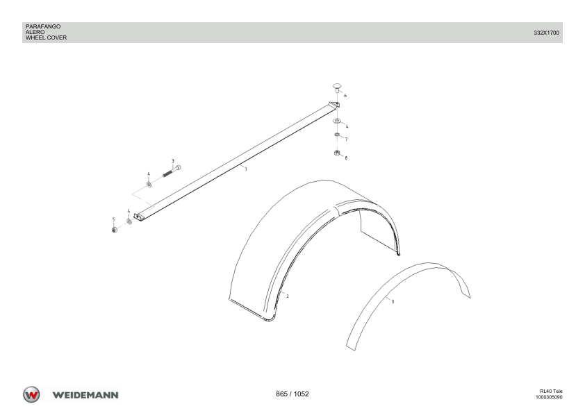 Weidemann 2080T Telescopic Loader Parts Catalog v1.0 IT ES EN - Image 12