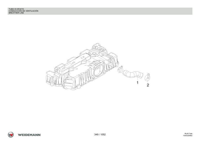 Weidemann 2080T Telescopic Loader Parts Catalog v1.0 IT ES EN - Image 8