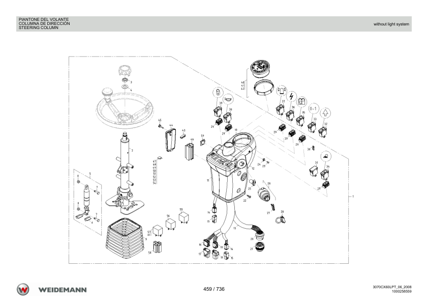 Weidemann 3070CX60LP Telescopic Loader Parts Catalog v1.0 IT ES EN - Image 10