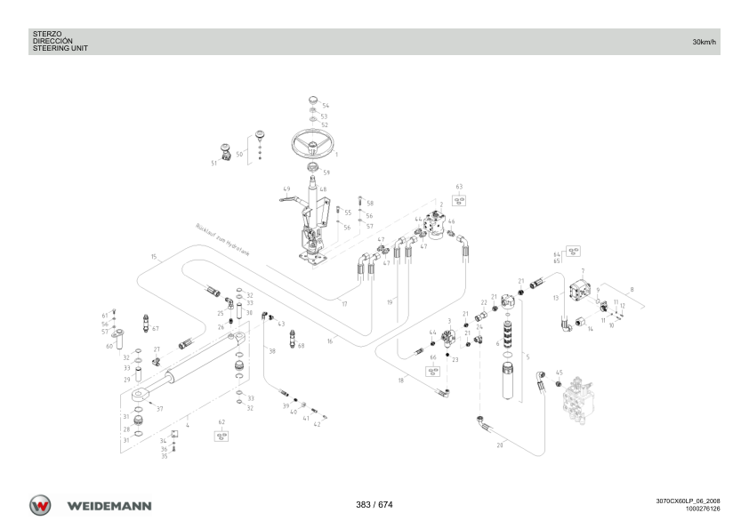 Weidemann 3070CX60LP Wheel Loader Parts Catalog v1.0 IT ES EN 10000326063 - Image 9