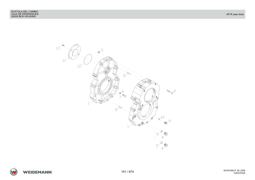 Weidemann 3070CX60LP Wheel Loader Parts Catalog v1.0 IT ES EN 10000326063 - Image 6