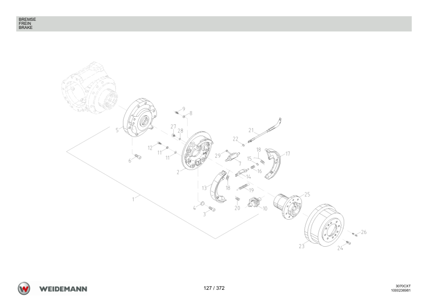 Weidemann 3070CX80 3070CXT Telescopic Loader Parts Catalog v1.0 DE FR EN - Image 7