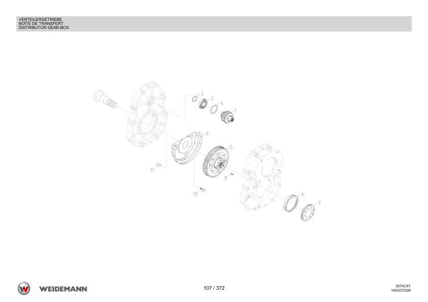 Weidemann 3070CX80 3070CXT Telescopic Loader Parts Catalog v1.0 DE FR EN - Image 6