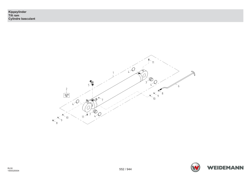 Weidemann 3080 Stage V Wheel Loader Parts Catalog DE EN FR - Image 9