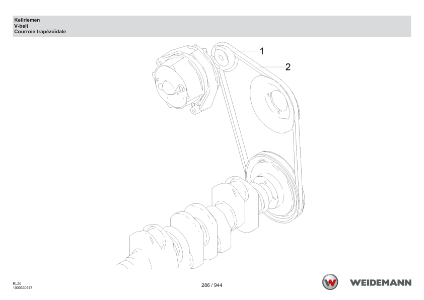 Weidemann 3080 Stage V Wheel Loader Parts Catalog DE EN FR - Image 6