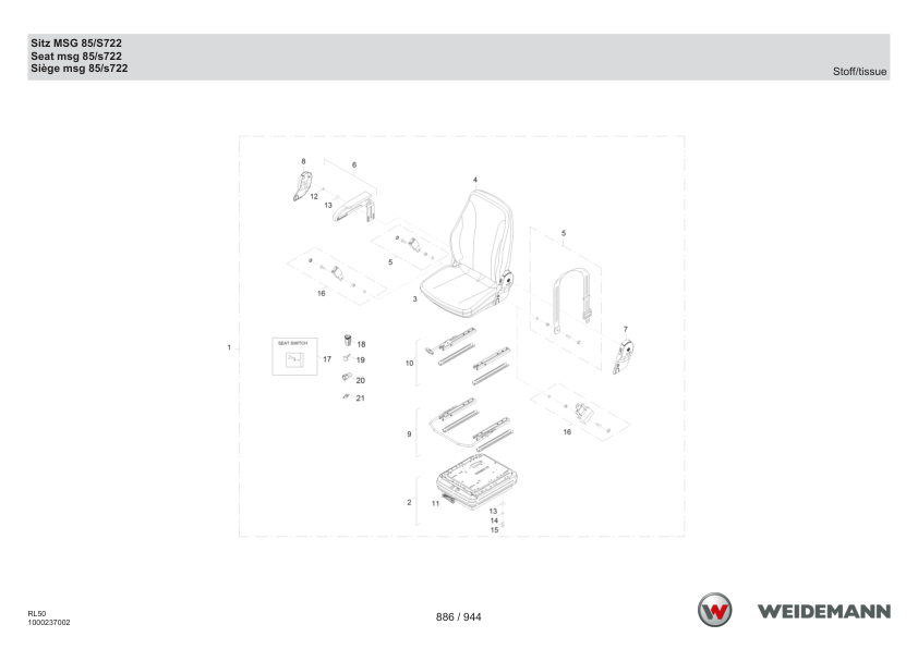 Weidemann 3080 Stage V Wheel Loader Parts Catalog DE EN FR - Image 11