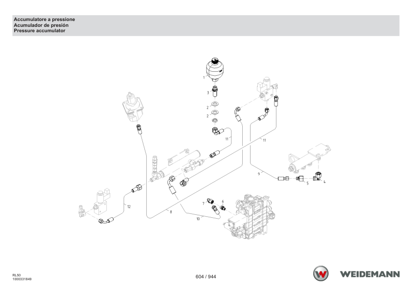 Weidemann 3080 Stage V Wheel Loader Parts Catalog IT ES EN - Image 9
