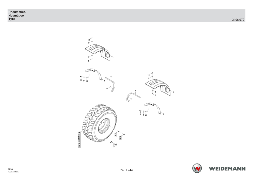 Weidemann 3080 Stage V Wheel Loader Parts Catalog IT ES EN - Image 10