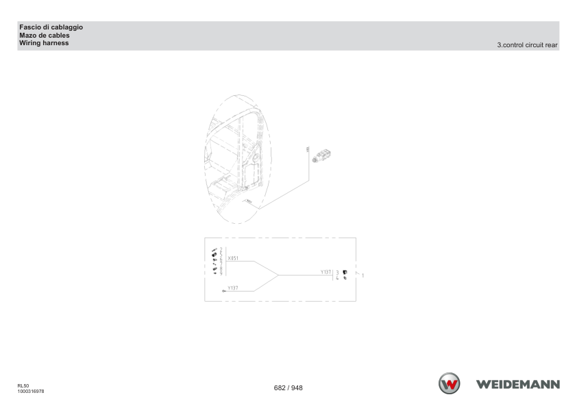 Weidemann 3080 T Stage V Telescopic Loader Parts Catalog IT ES EN - Image 11