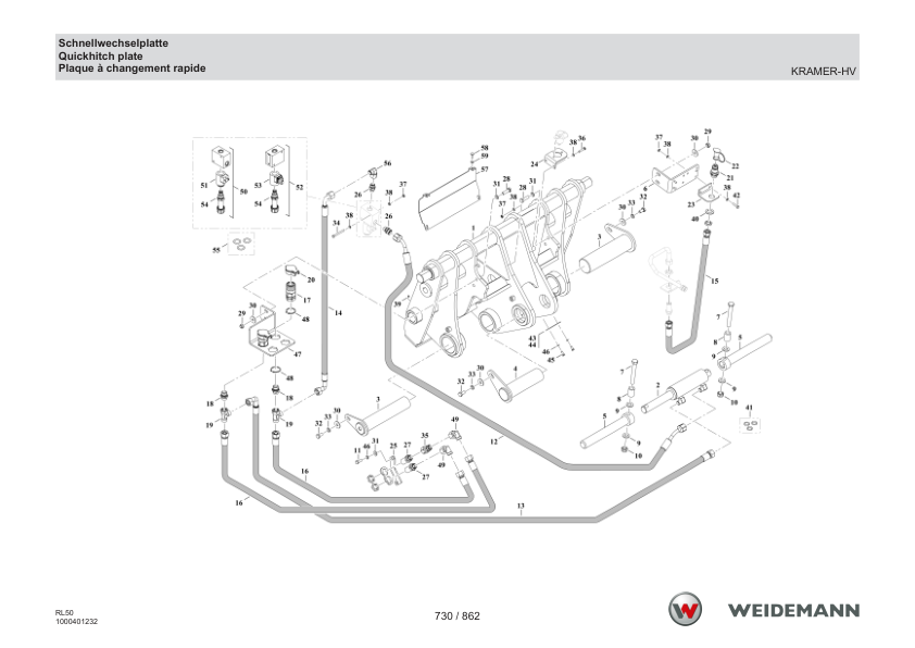 Weidemann 3080 T Telescopic Loader Parts Catalog v1.0 DE EN FR - Image 13
