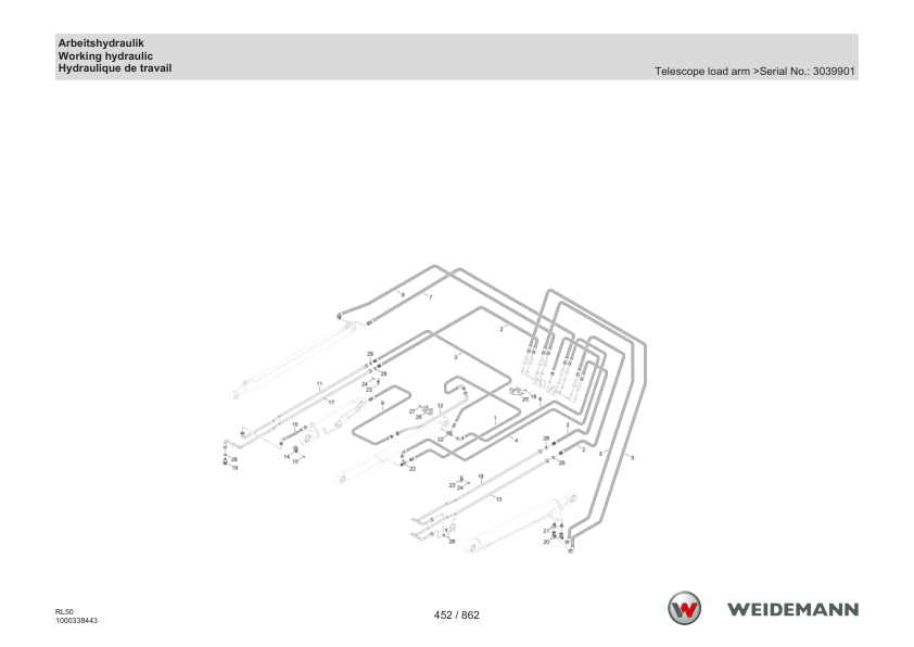 Weidemann 3080 T Telescopic Loader Parts Catalog v1.0 DE EN FR - Image 10