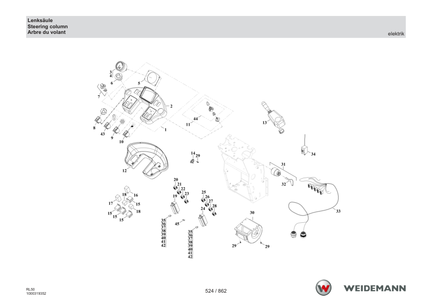 Weidemann 3080 T Telescopic Loader Parts Catalog v1.0 DE EN FR - Image 12